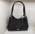 Coach Erin Shoulder Bag In Leather/ Gold/Black