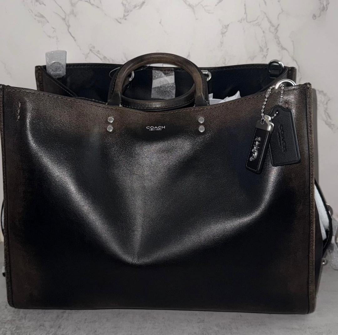 Coach Rogue handbag in Loved Leather