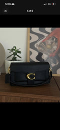 Coach Tabby 26 Crossbody/ Shoulder
Bag Black Leather New Bag Coach