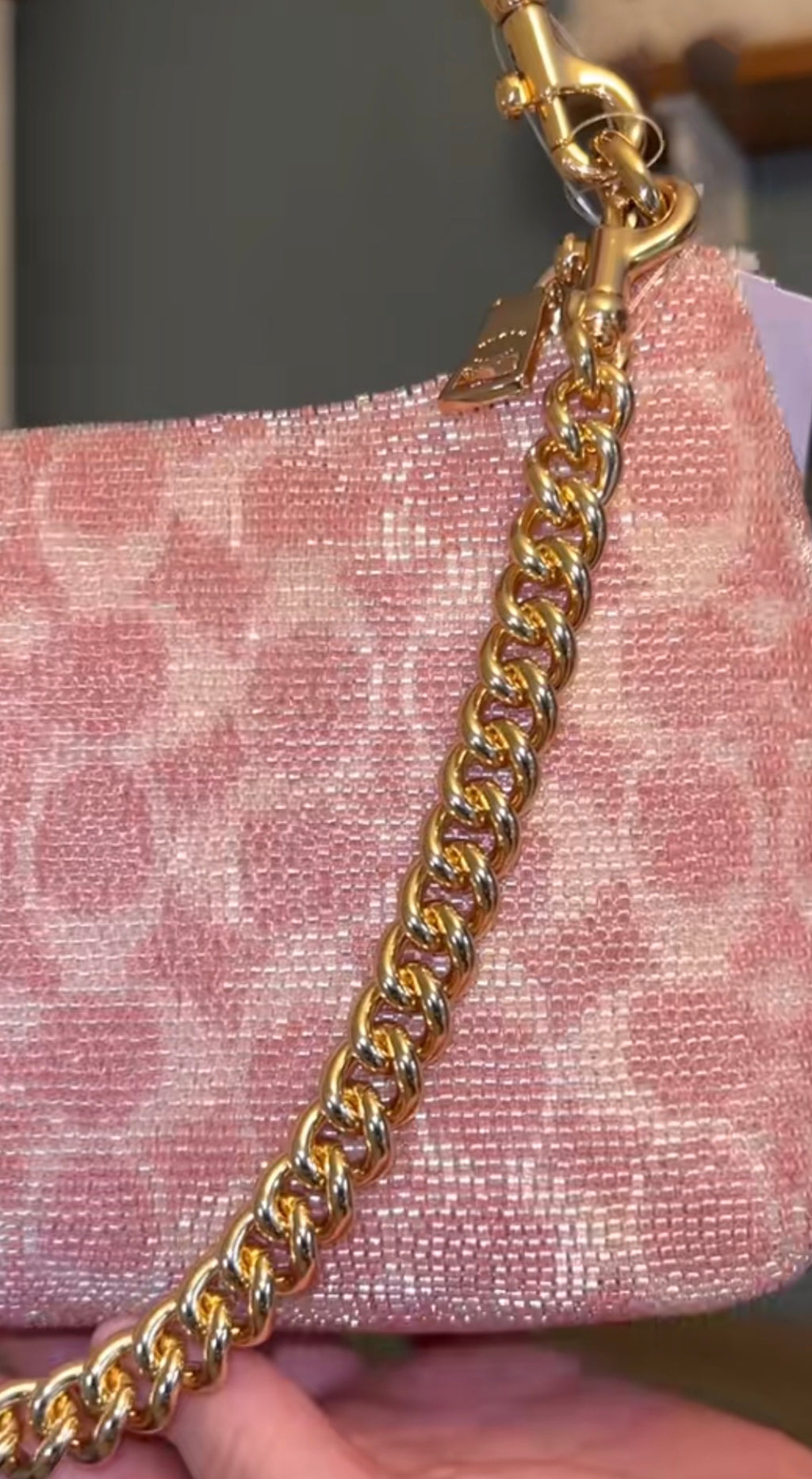 Teri coach beaded bag
