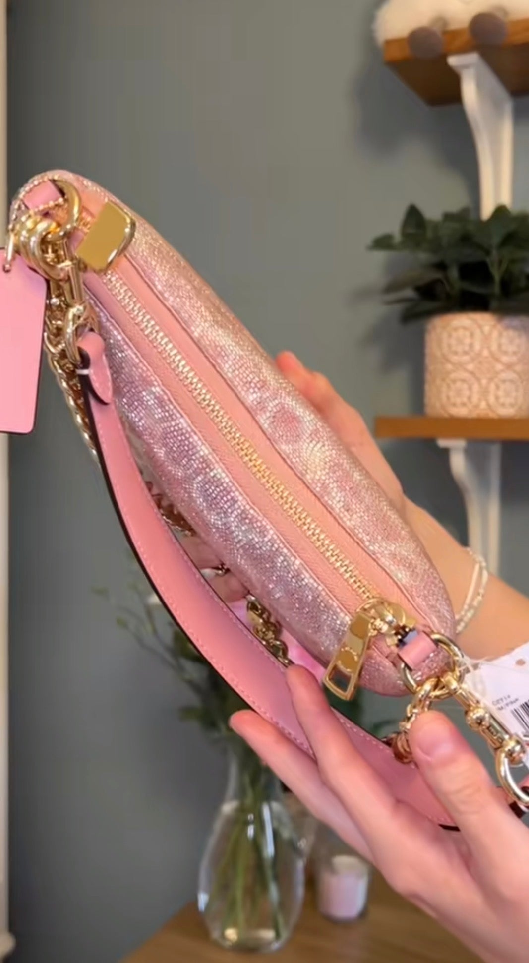 Teri coach beaded bag