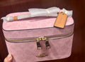 Coach Cosmetic Case In Signature Canvas With denim/powder pink/floral