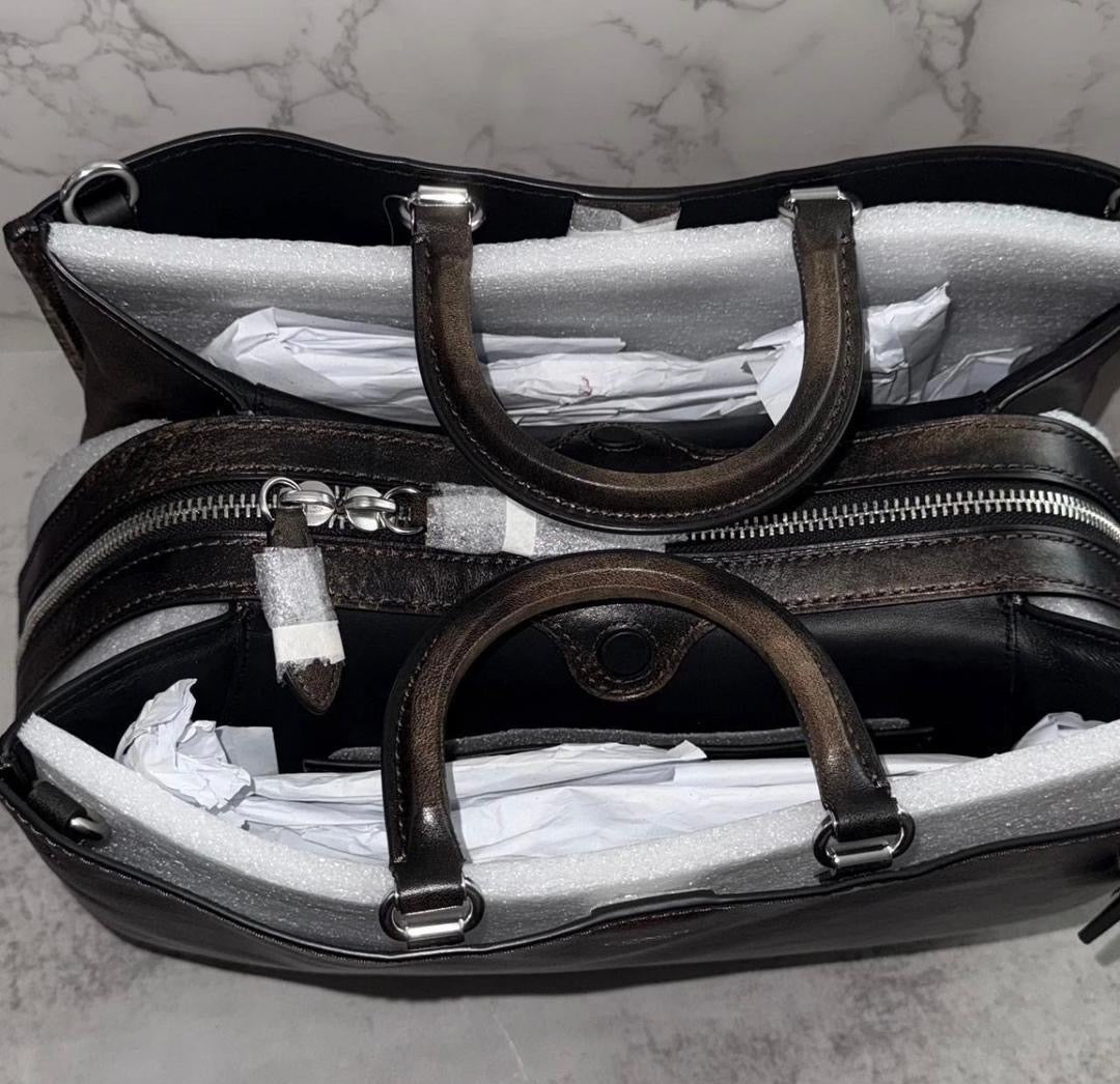 Coach Rogue handbag in Loved Leather