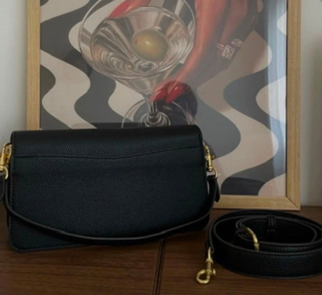 Coach Tabby 26 Crossbody/ Shoulder
Bag Black Leather New Bag Coach