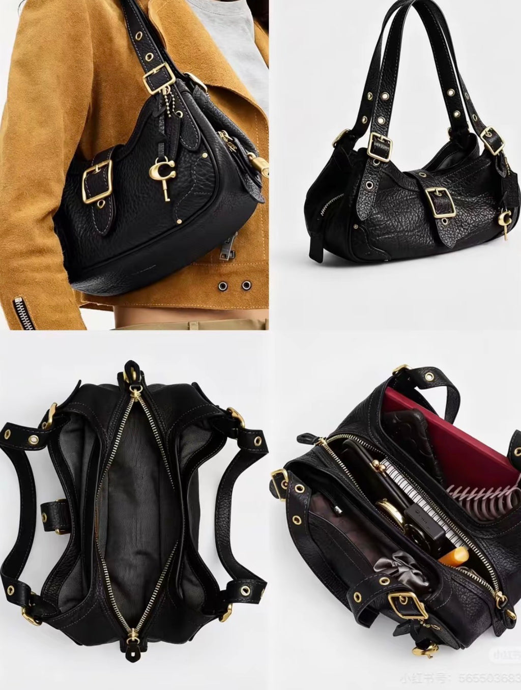 coach drifter crossbody black